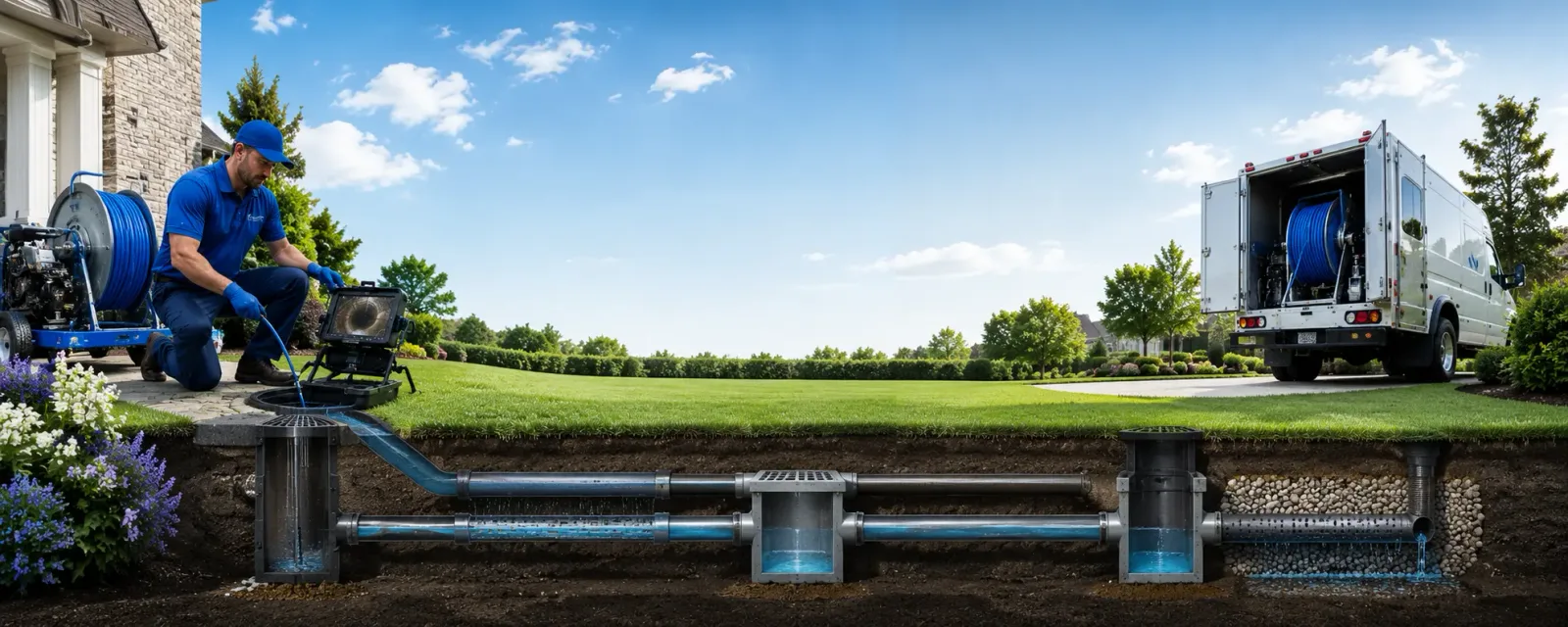 Outdoor drain cleaning information for Haskins, OH