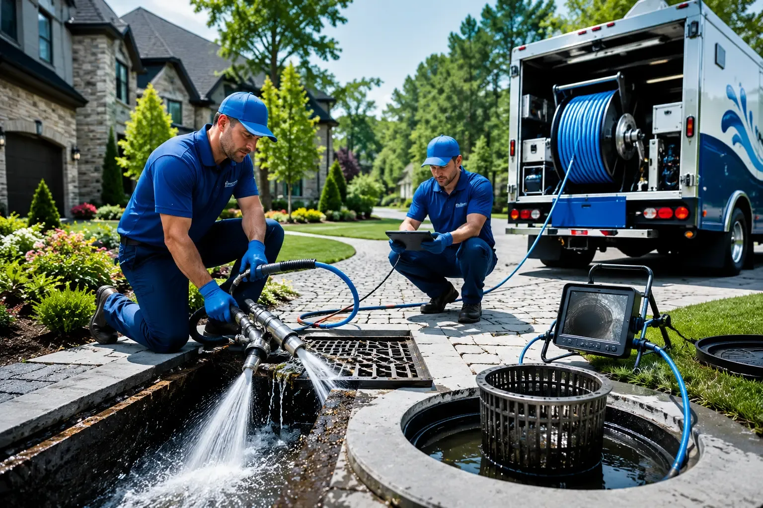 Local outdoor drain cleaning professionals in Haskins, OH