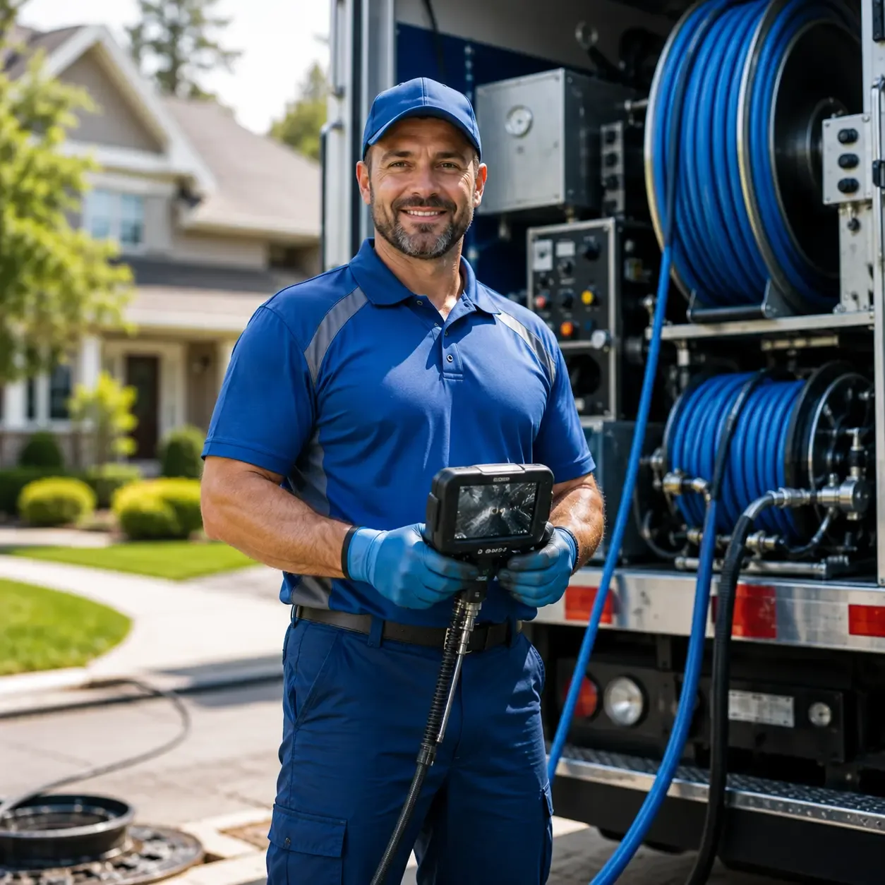 Local outdoor drain cleaning specialists in Haskins, OH